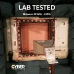 CYBER Faraday Fabric EMF RF Shielding Copper Fabric Roll 42.5" x 1'