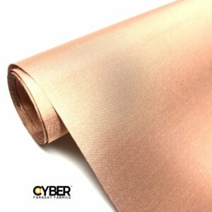 CYBER Faraday Fabric EMF RF Shielding Copper Fabric Roll 42.5" x 1'