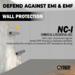 EMF RF Shielding Nickel Copper Rip-Stop Fabric Roll 42.5" x 1'