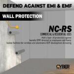 EMF RF Shielding Nickel Copper Rip-Stop Fabric Roll 42.5" x 1'