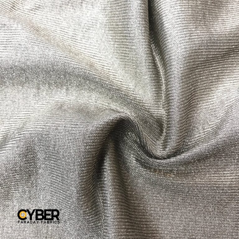 CYBER ES Faraday Fabric EMF RF Shielding Silver Elastic Fabric - 62" x ...