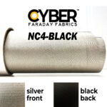 CYBER NC-BLACK Faraday Fabric EMF RF Shielding Black Fabric Roll - 50″ x 1′ - Image 8