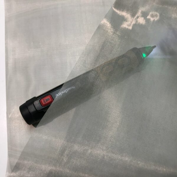 CYBER Faraday Fabric EMF RF Shielding Light Filtering Fine Mesh Roll - 50″ x 1′ - Image 6