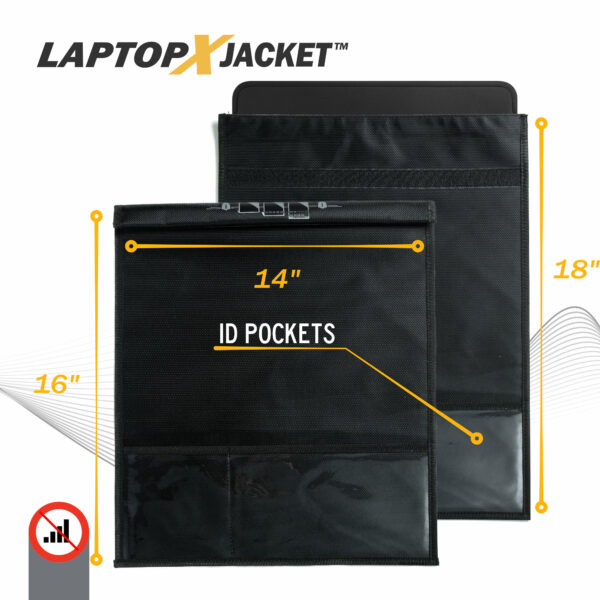 JACKET XXL Forensic Faraday Laptop Bag (14" x 16″) - Image 3