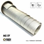 CYBER NC-TF Faraday Fabric EMF RF Shielding Nickel Copper Taffeta Fabric Roll 42" x 1'