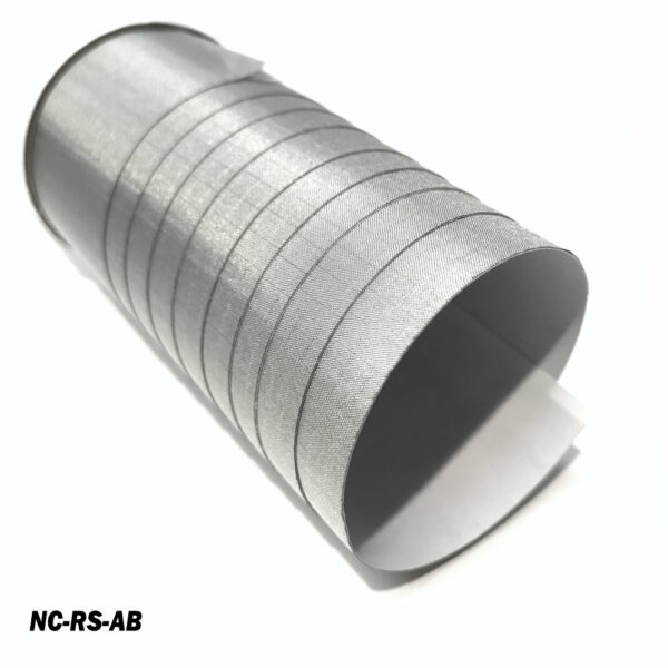 CYBER NC-RS-A Faraday Fabric Adhesive EMF RF Shielding Nickel Copper Rip-Stop Fabric Roll - 50″ x 1′ - Image 9